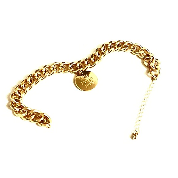 Live Love Laugh Medallion Chain Link Ankle Bracelet - Picture 6 of 7